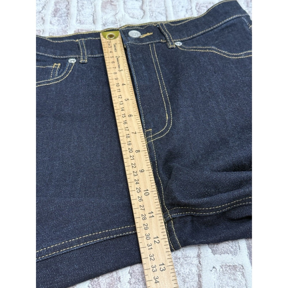 J. McLaughlin Dark Wash Wide Leg High Rise Jeans Stretchy Women's 4 - Picture 7 of 8